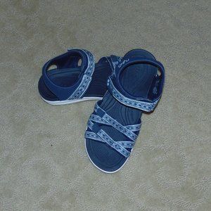 NEW RYKA WOMAN'S BLUE SAVANNAH SPORT SANDALS